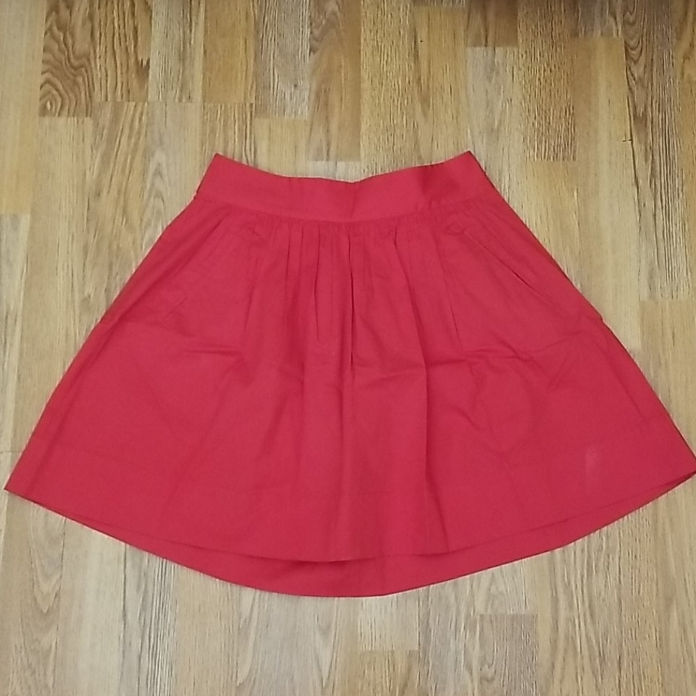 Red skirt